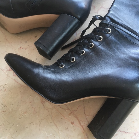 Mint Gianvito Rossi knee high leather boots. - Picture 9 of 12